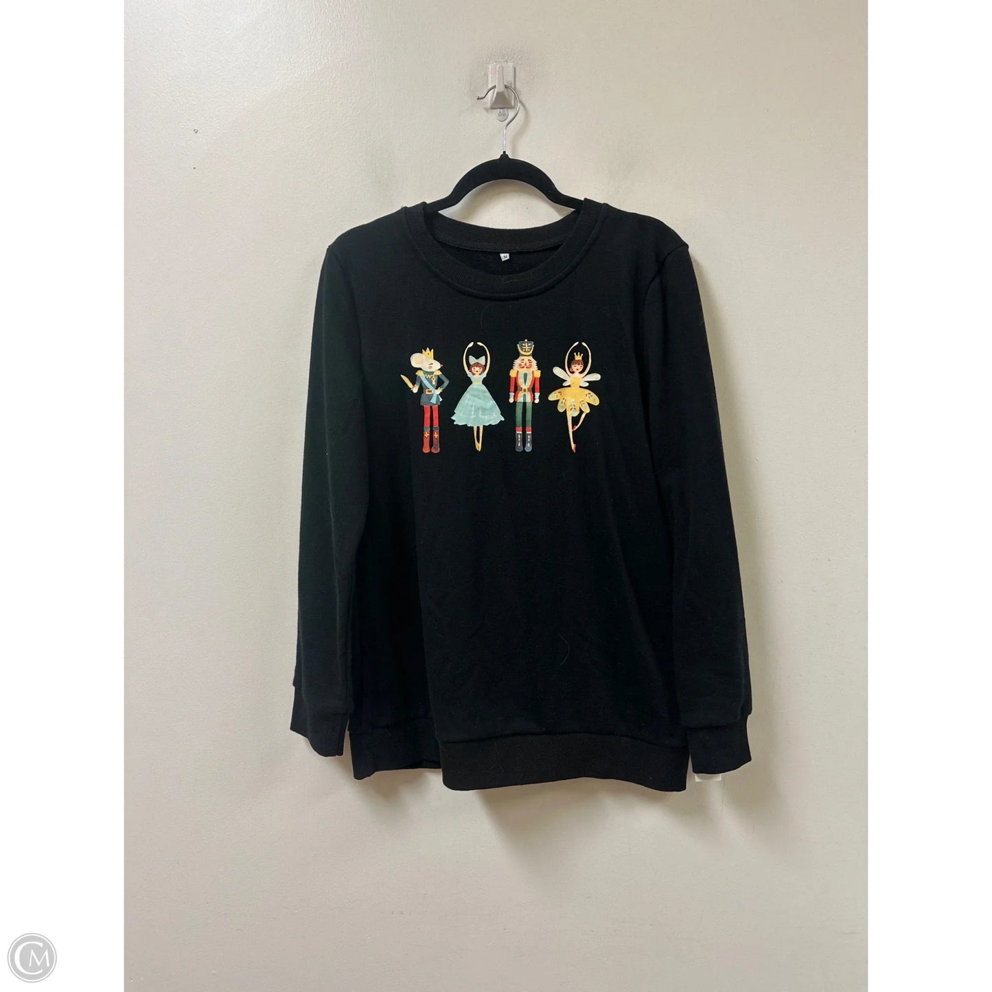 Sweater By Clothes Mentor In Black, Size: M