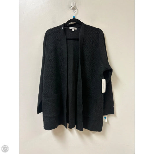 Sweater Cardigan By Clothes Mentor In Black, Size: 1x