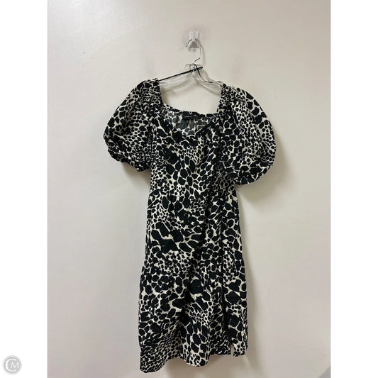 Dress Casual Short By Who What Wear In Black & Cream, Size: Xl
