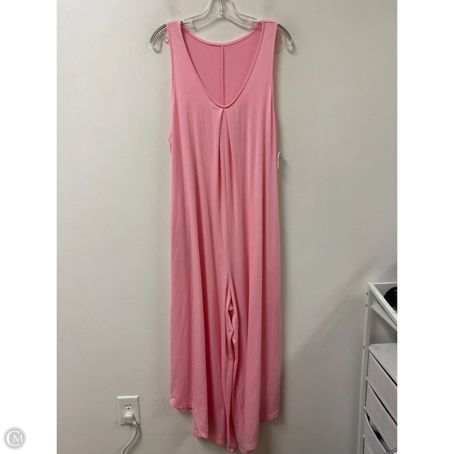 Jumpsuit By Clothes Mentor In Pink, Size: L