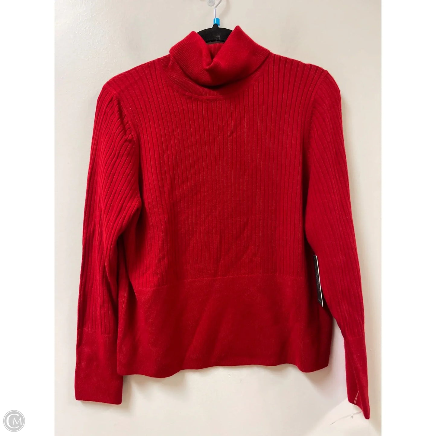 Sweater Designer By Halston In Red, Size: L