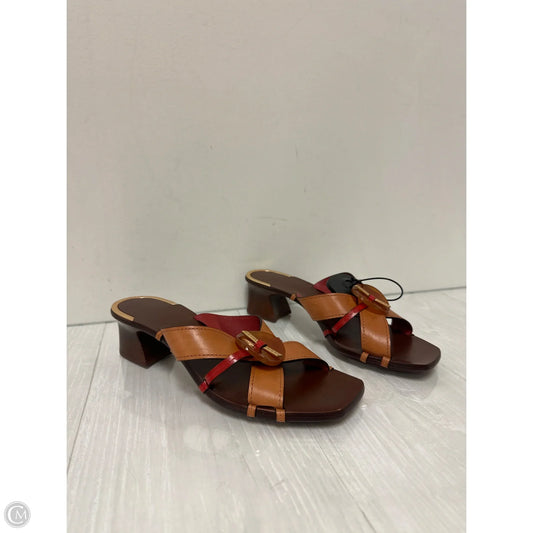 Sandals Designer By Tory Burch In Brown, Size: 10