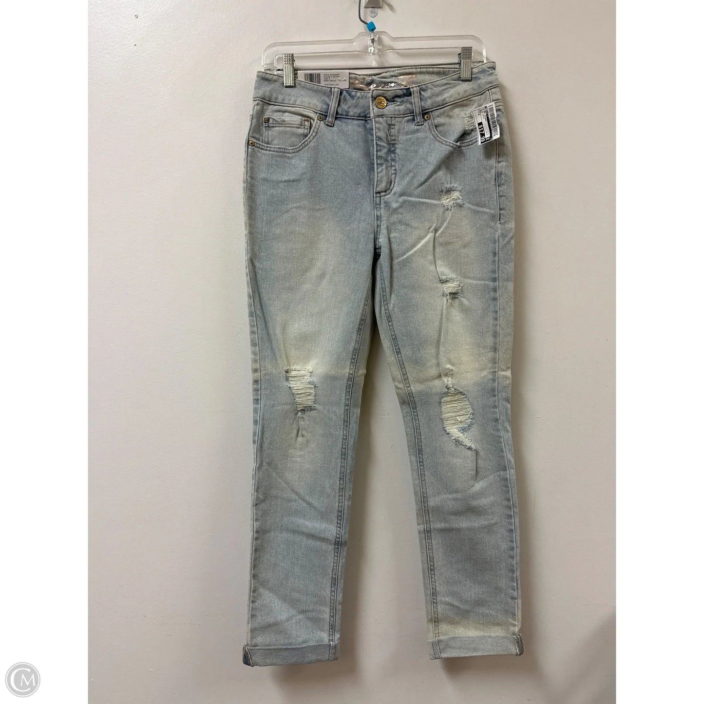 Jeans Skinny By Seven 7 In Blue Denim, Size: 4