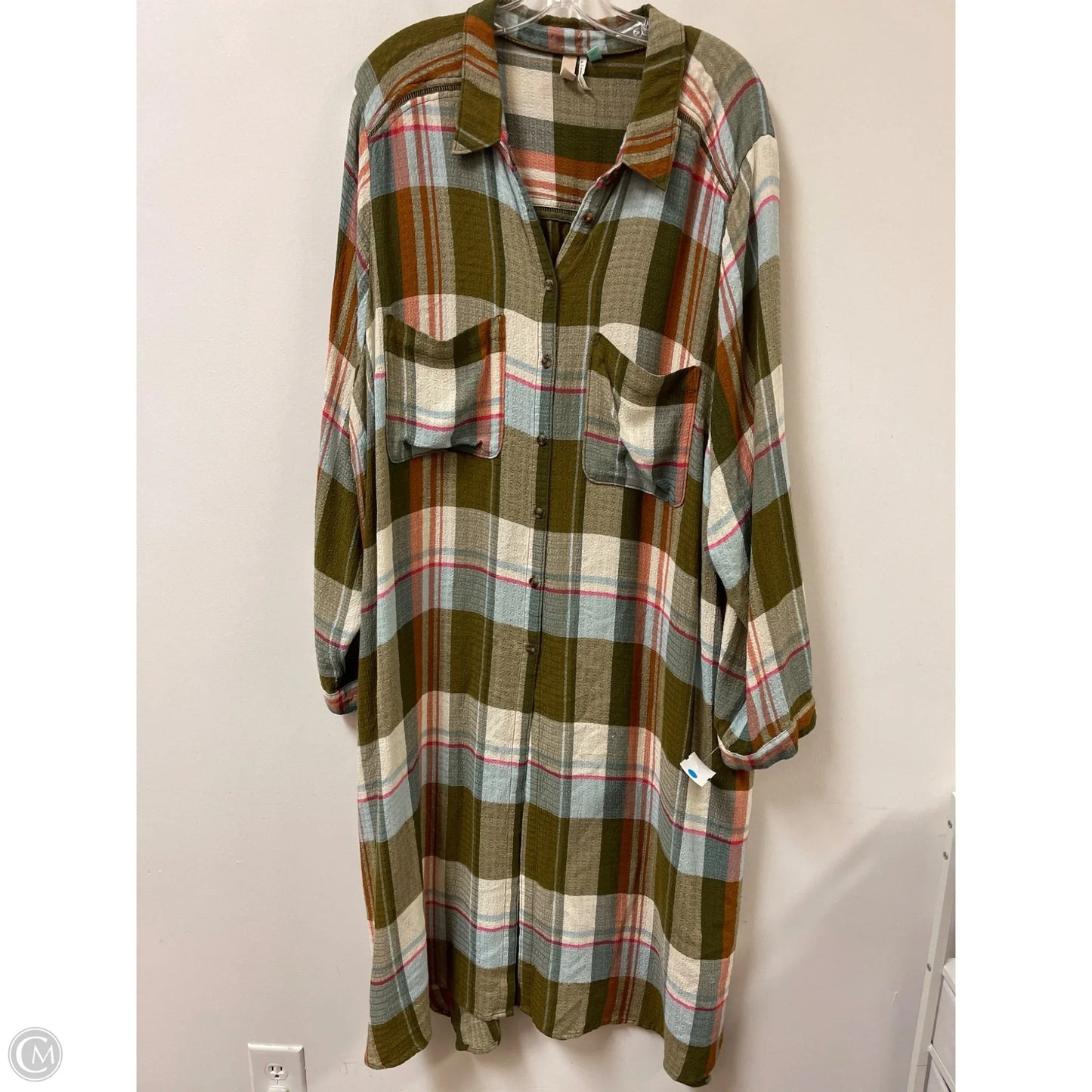 Dress Casual Midi By Pilcro In Green, Size: 3x