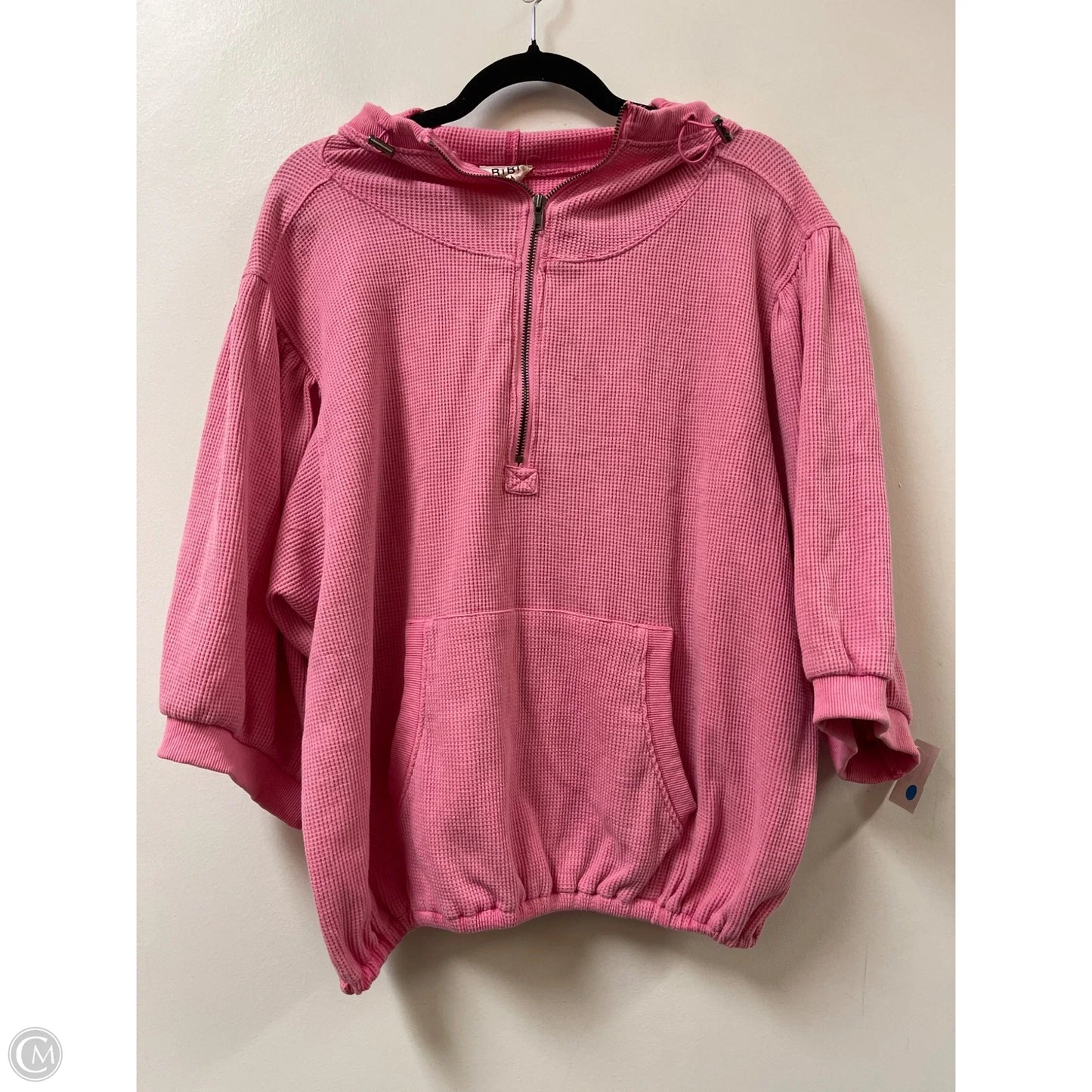 Sweatshirt Hoodie By Bibi In Pink, Size: S