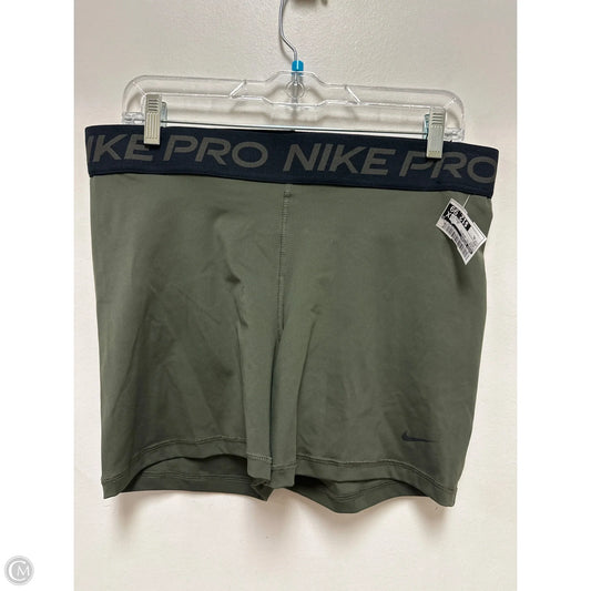 Athletic Shorts By Nike Apparel In Green, Size: Xl