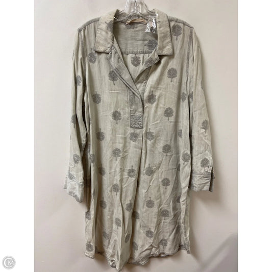 Dress Casual Short By Soft Surroundings In Grey, Size: L