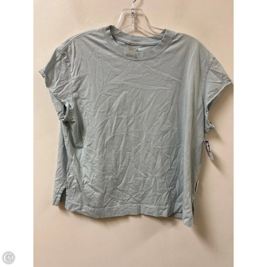 Athletic Top Short Sleeve By Calia In Blue, Size: L