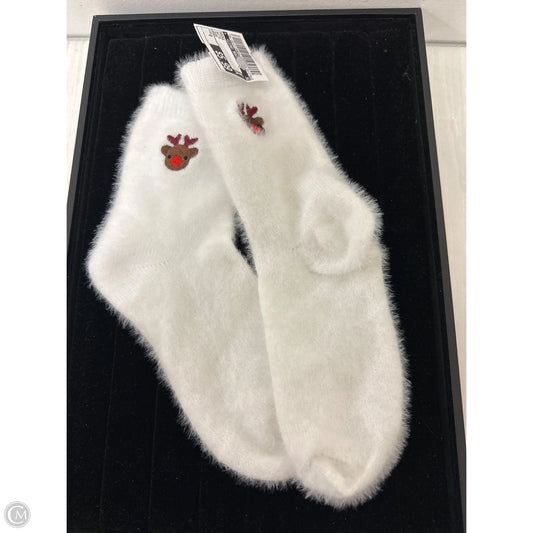 Socks By Clothes Mentor In White, Size: 0