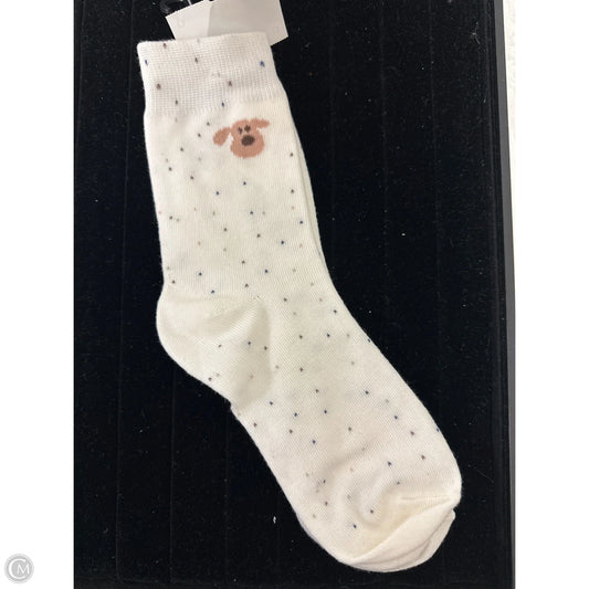Socks By Clothes Mentor In Cream, Size: 0