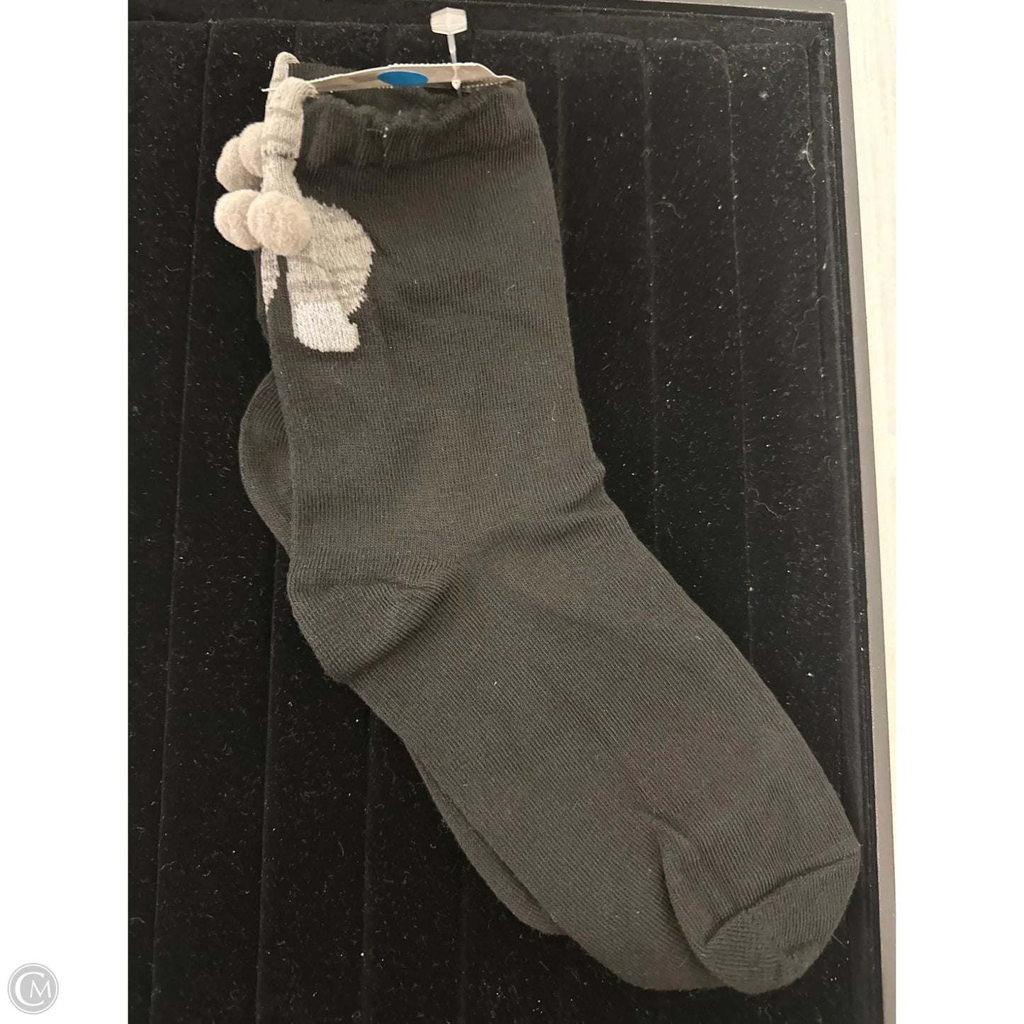 Socks By Clothes Mentor In Black, Size: 0