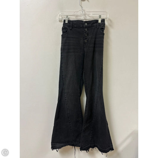 Jeans Flared By Kancan In Black, Size: 10