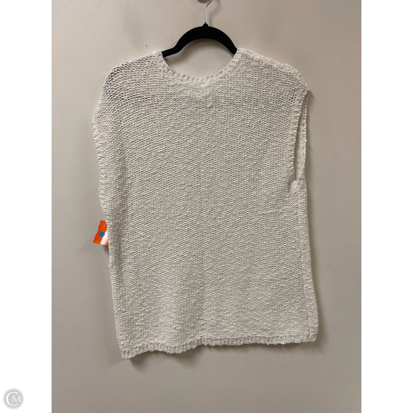 Sweater Short Sleeve By Coldwater Creek In White, Size: M