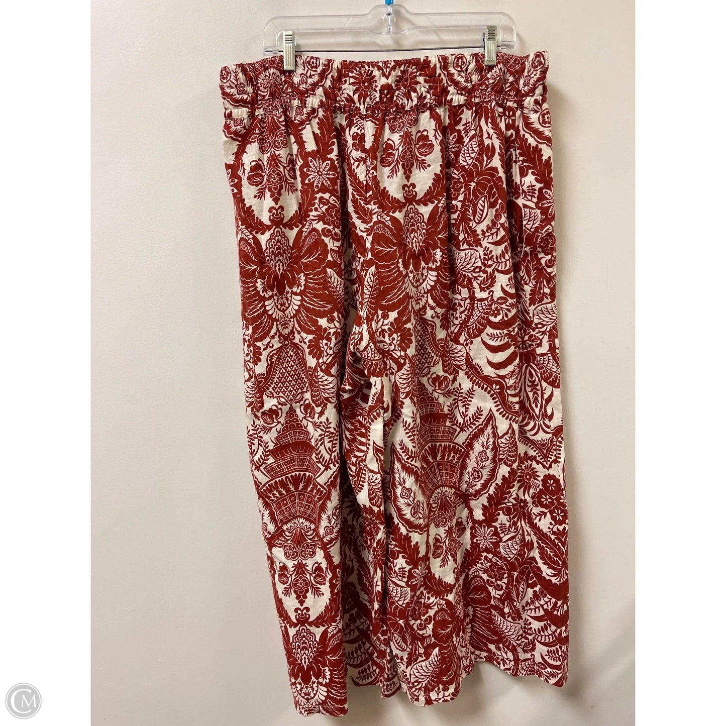 Pants Wide Leg By Anthropologie In Orange, Size: 14