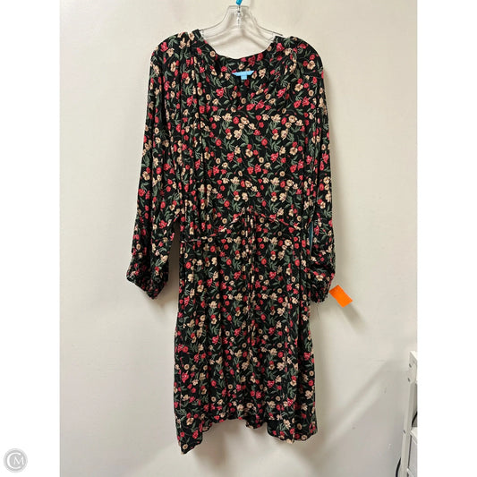 Dress Casual Midi By Draper James In Floral Print, Size: 2x