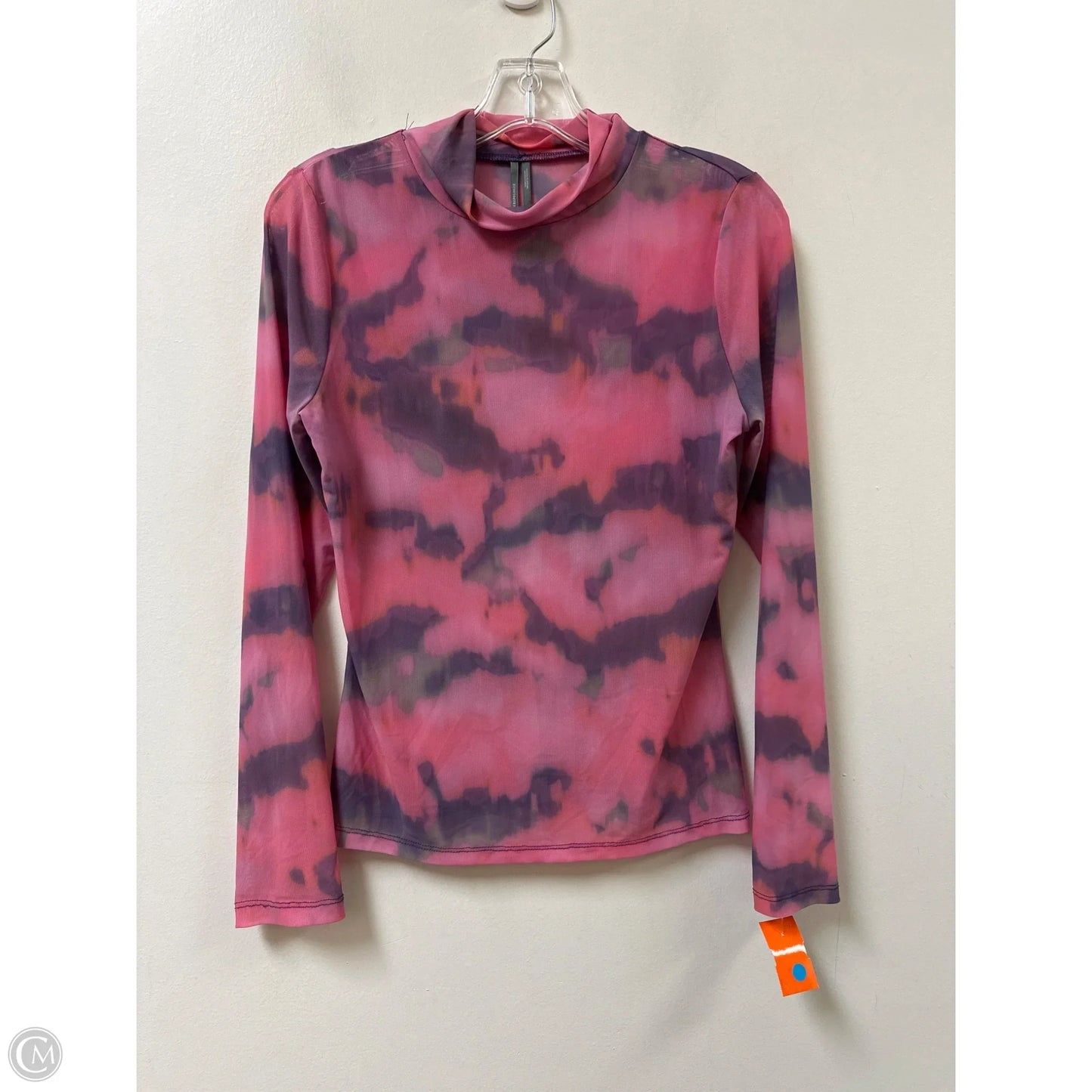 Top Long Sleeve By Anthropologie In Pink, Size: S