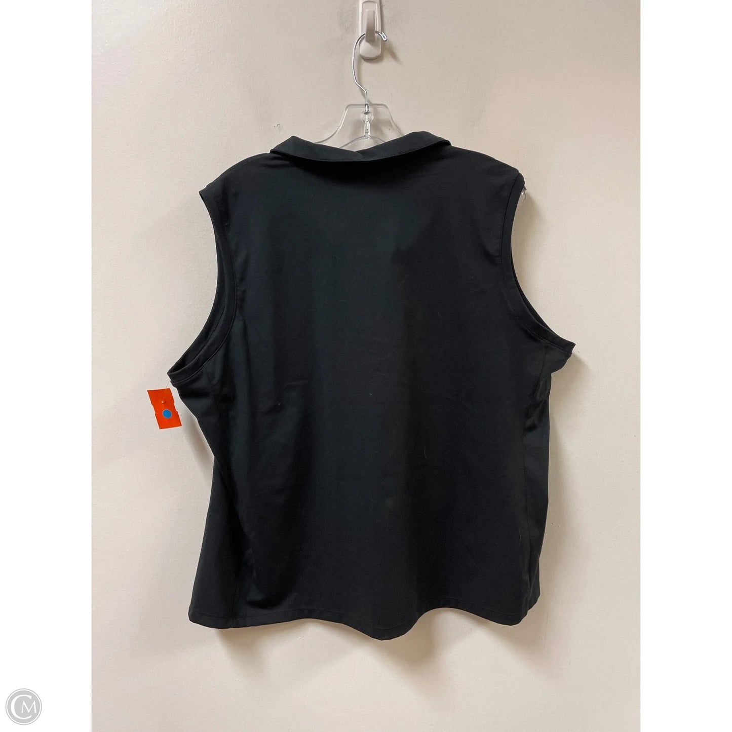 Athletic Tank Top By Reebok In Black, Size: 2x