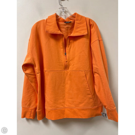 Sweater By Eddie Bauer In Orange, Size: L