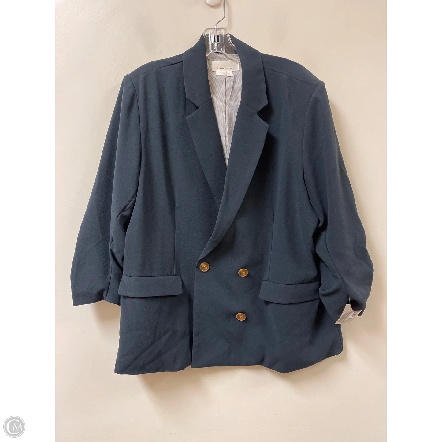 Blazer By Anthropologie In Navy, Size: L