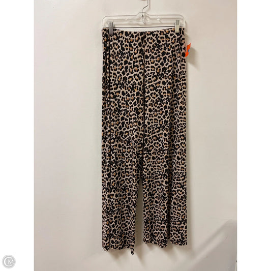 Pants Wide Leg By Zara In Animal Print, Size: M