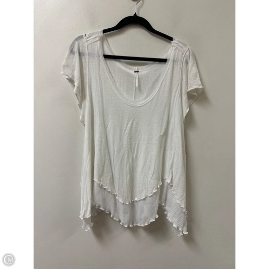 Top Short Sleeve By Free People In White, Size: S