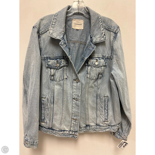 Jacket Denim By Lucky Brand In Blue Denim, Size: 2x