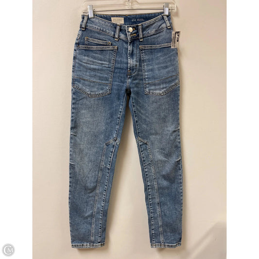 Jeans Skinny By Pilcro In Blue Denim, Size: 0