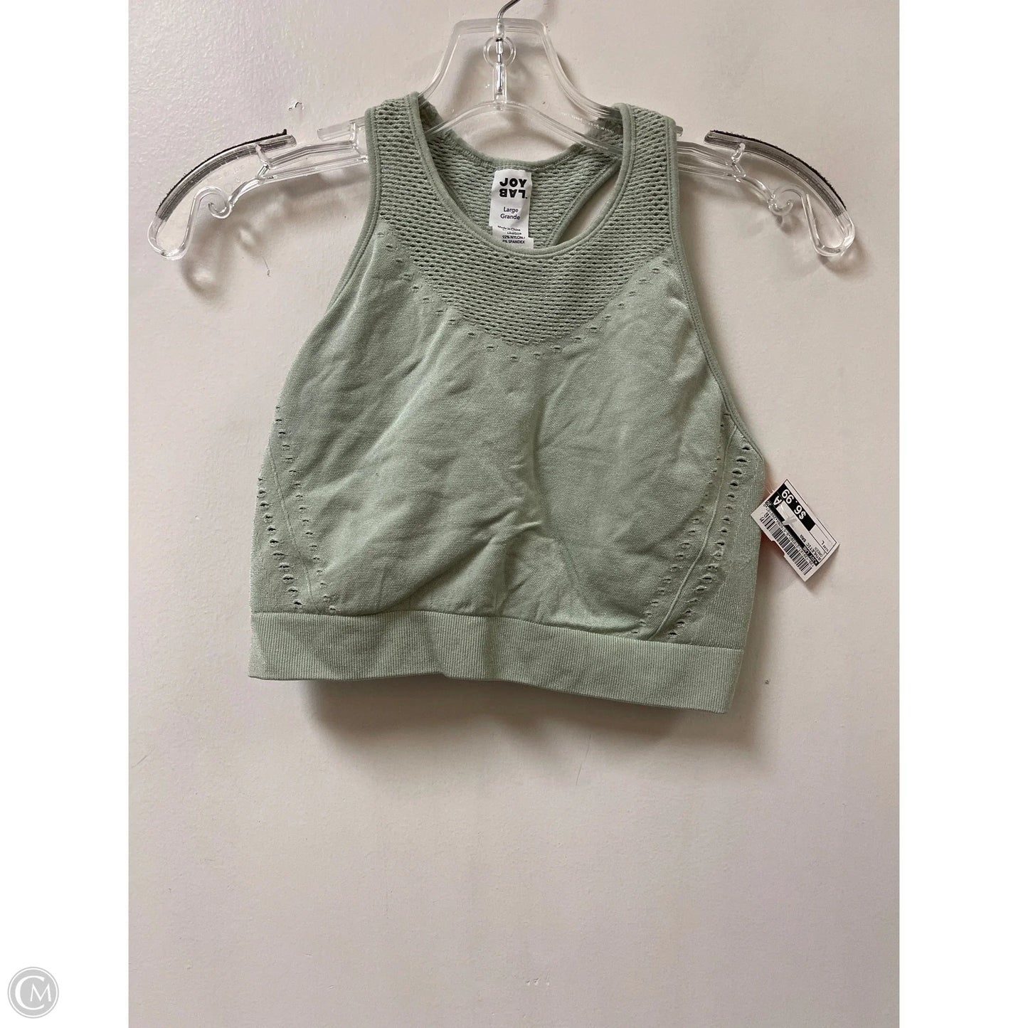 Athletic Bra By Joy Lab In Green, Size: L