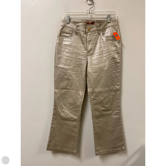 Jeans Straight By Kut In Gold, Size: 8