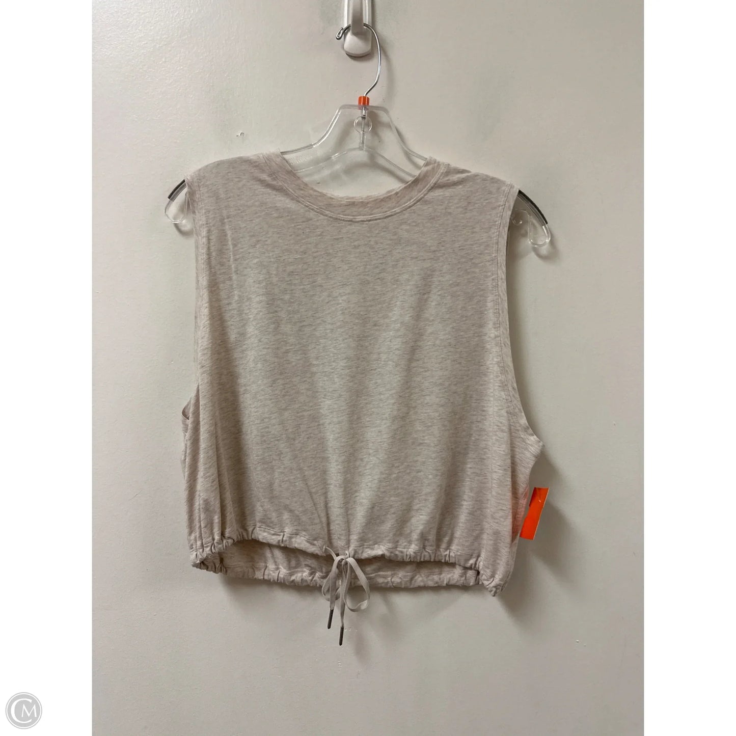 Athletic Tank Top By Lululemon In Cream, Size: M