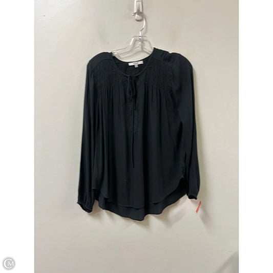 Top Long Sleeve By Ro & De In Black, Size: Xs