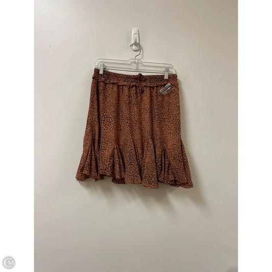 Skirt Mini & Short By Jodifl In Animal Print, Size: M