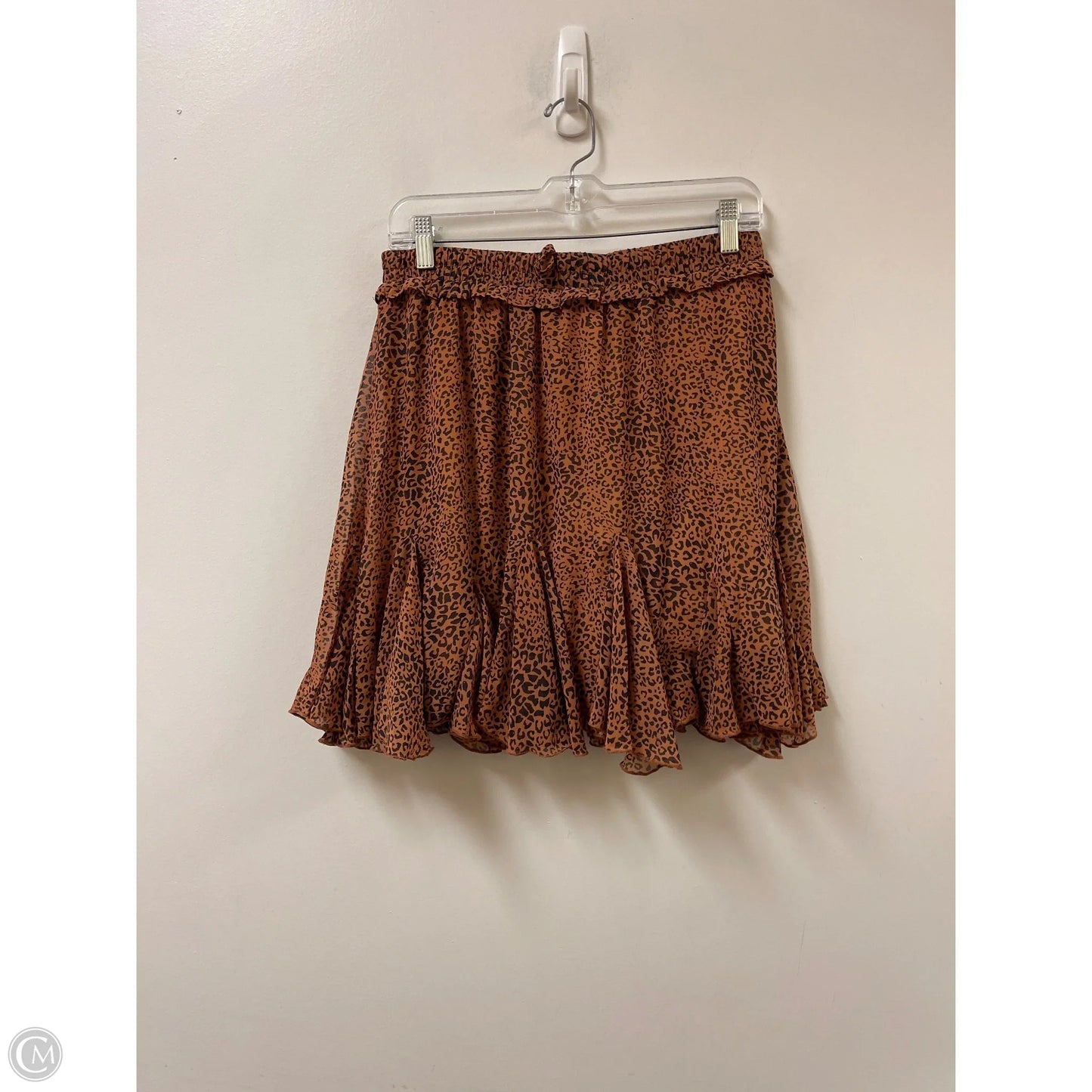Skirt Mini & Short By Jodifl In Animal Print, Size: M