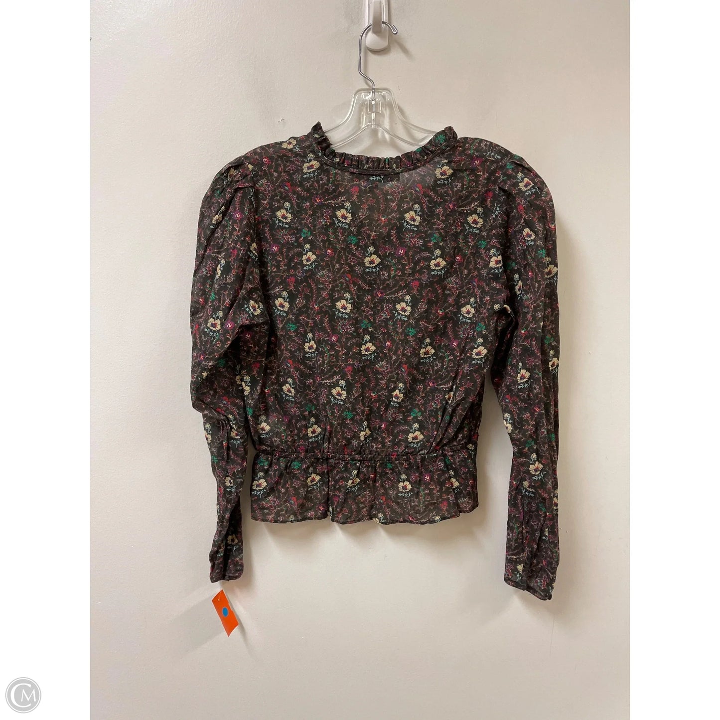 Top Long Sleeve By Joie In Floral Print, Size: M