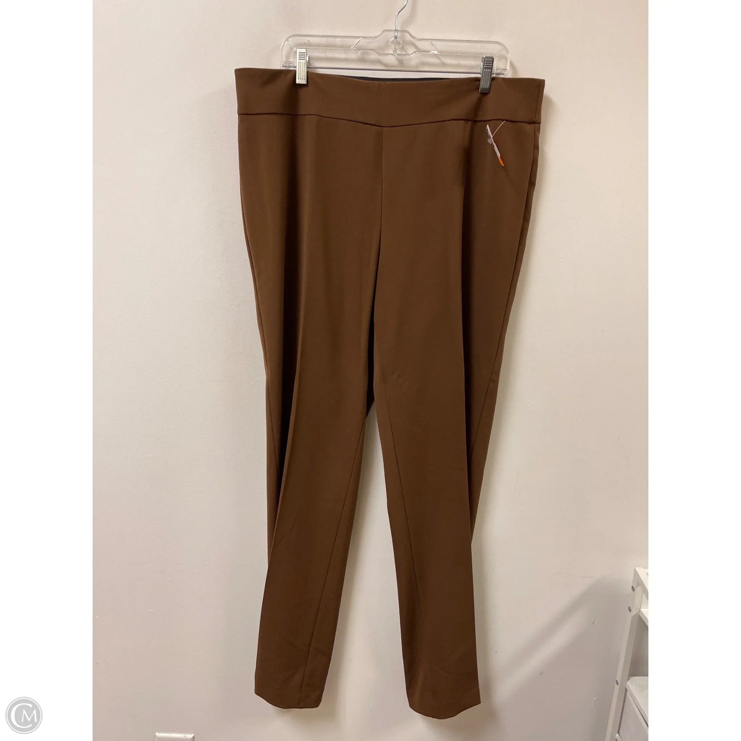 Pants Dress By Investments In Brown, Size: 16