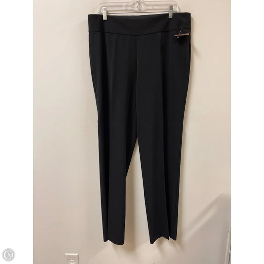 Pants Dress By Investments In Black, Size: 14