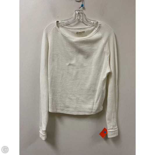 Top Long Sleeve By We The Free In Cream, Size: Xs