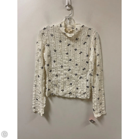 Top Long Sleeve By Umgee In Cream, Size: S