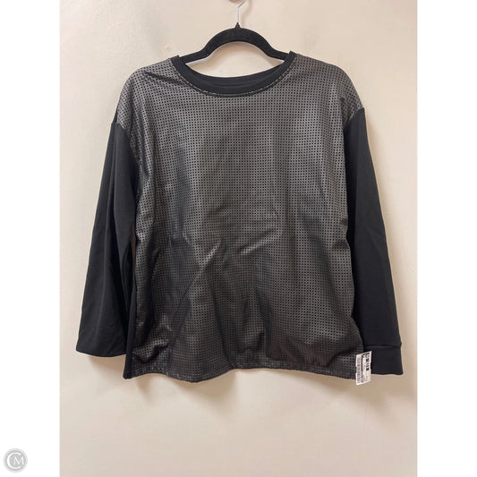 Sweater By Anne Klein In Black, Size: M