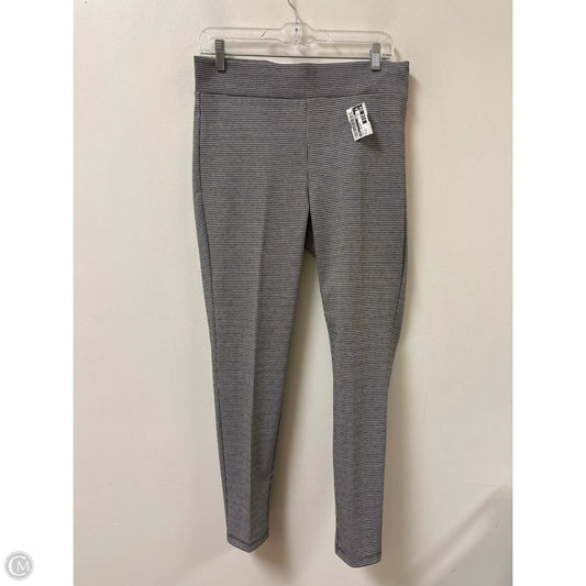 Pants Leggings By Loft In Plaid Pattern, Size: 8
