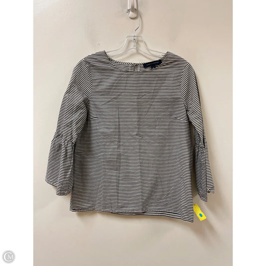Top Long Sleeve By Tommy Hilfiger In Grey, Size: S