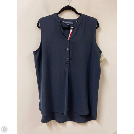 Top Sleeveless By Tommy Hilfiger In Navy, Size: Xl