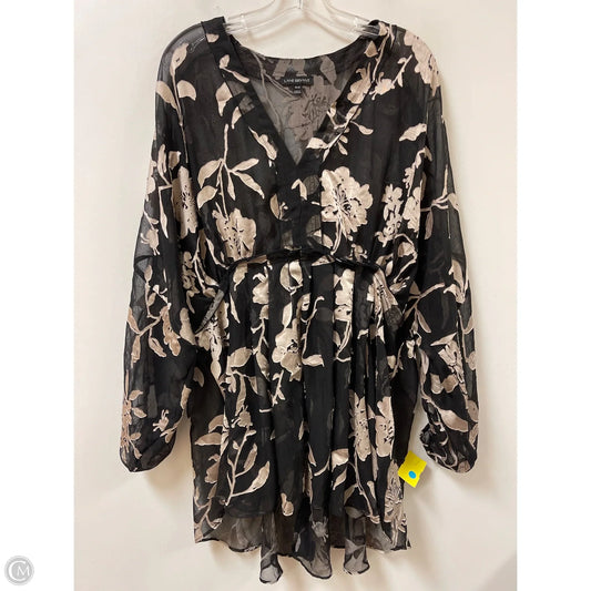 Top Long Sleeve By Lane Bryant In Black, Size: 2x