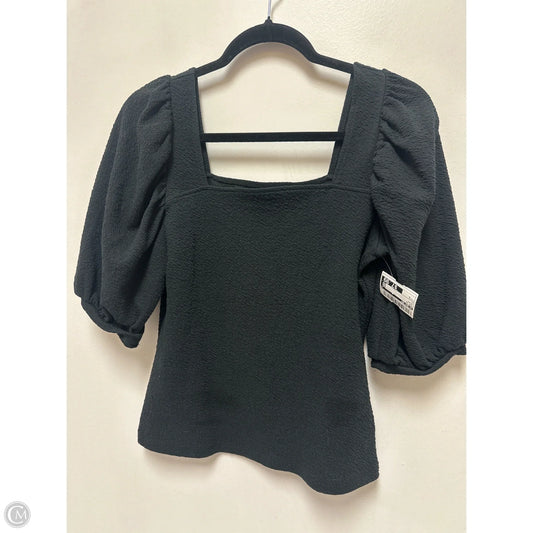 Top Short Sleeve By A New Day In Black, Size: S