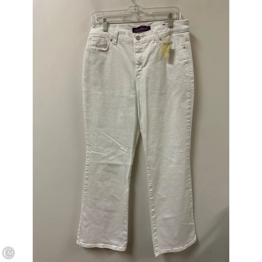 Jeans Flared By Gloria Vanderbilt In White, Size: 12