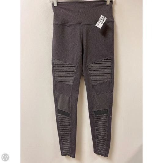 Athletic Leggings By Alo In Grey, Size: L