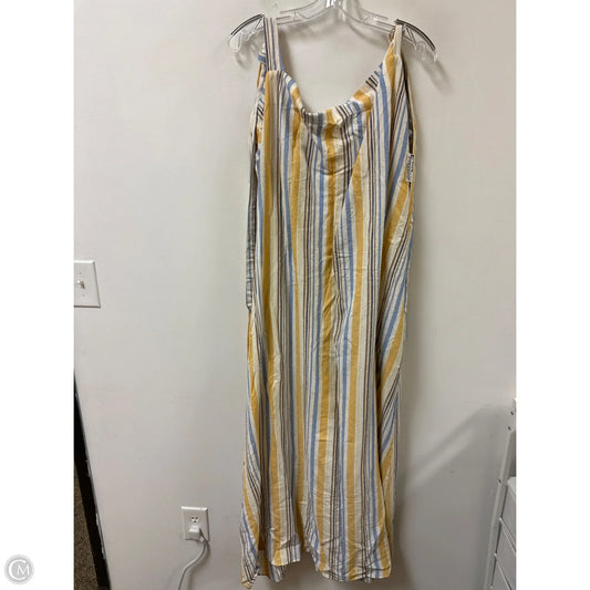Dress Casual Maxi By Clothes Mentor In Yellow, Size: 3x