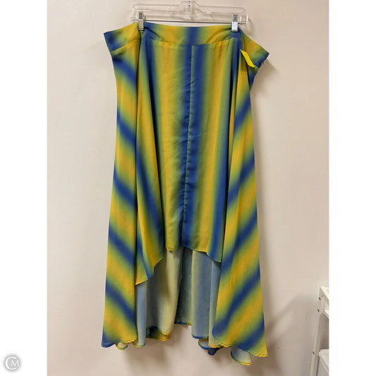 Skirt Maxi By Ashley Stewart In Green, Size: 26