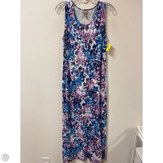 Dress Casual Maxi By Chicos In Purple, Size: M
