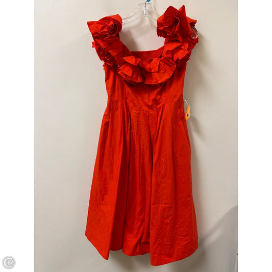 Dress Casual Midi By Maeve In Orange, Size: M